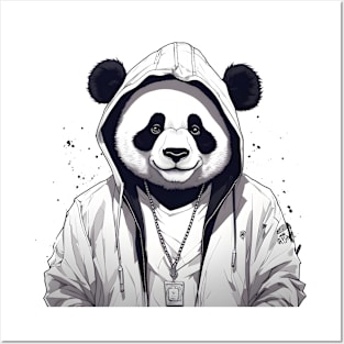 cute funny panda Posters and Art